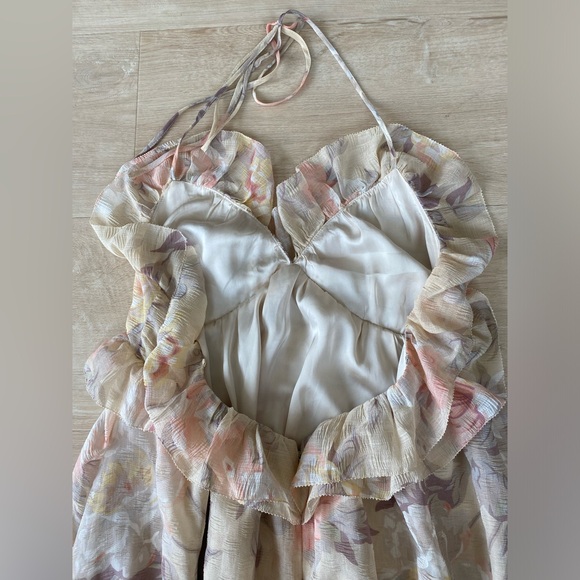 H&M Chiffon Maxi Dress Size Medium - Picture 3 of 4